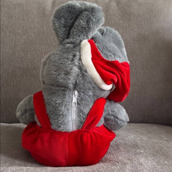 Vintage Plush Singing Christmas Mouse - Picture 6 of 8